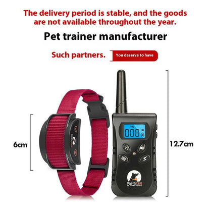 Bark Stop Remote Control Pet Dog Trainer Collar with Remote - Purrfect Pet Haven
