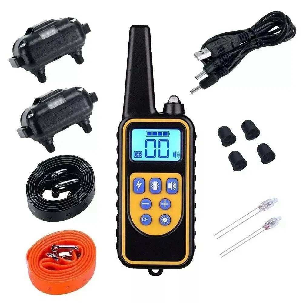 Dog Training Collar - 3000 FT Remote Waterproof Rechargeable - Purrfect Pet Haven