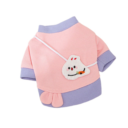 Cartoon Bear Sweatshirt - Lightweight Pet Coat - Purrfect Pet Haven