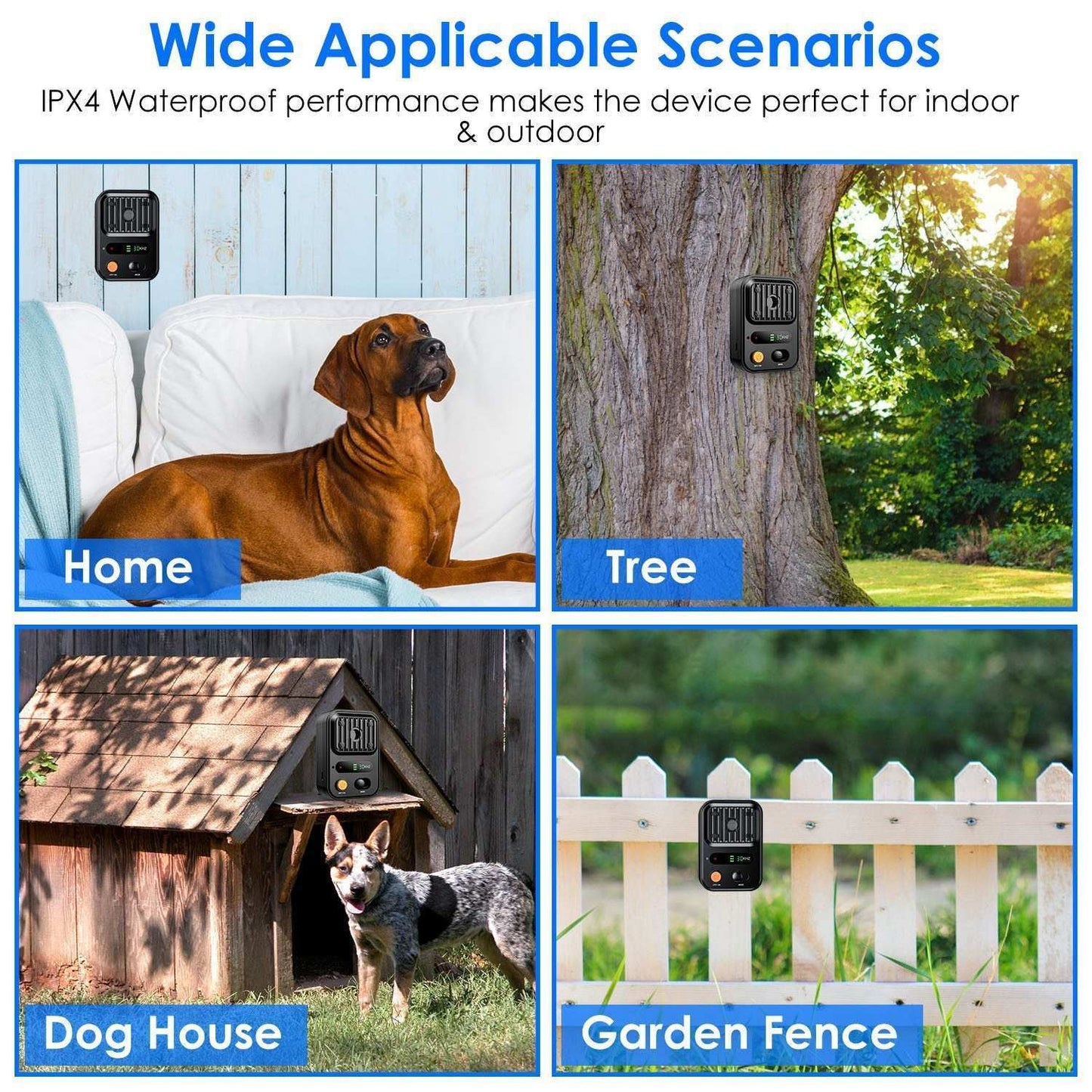 Anti Barking Device For Dogs - Rechargeable Ultrasonic Control - Purrfect Pet Haven