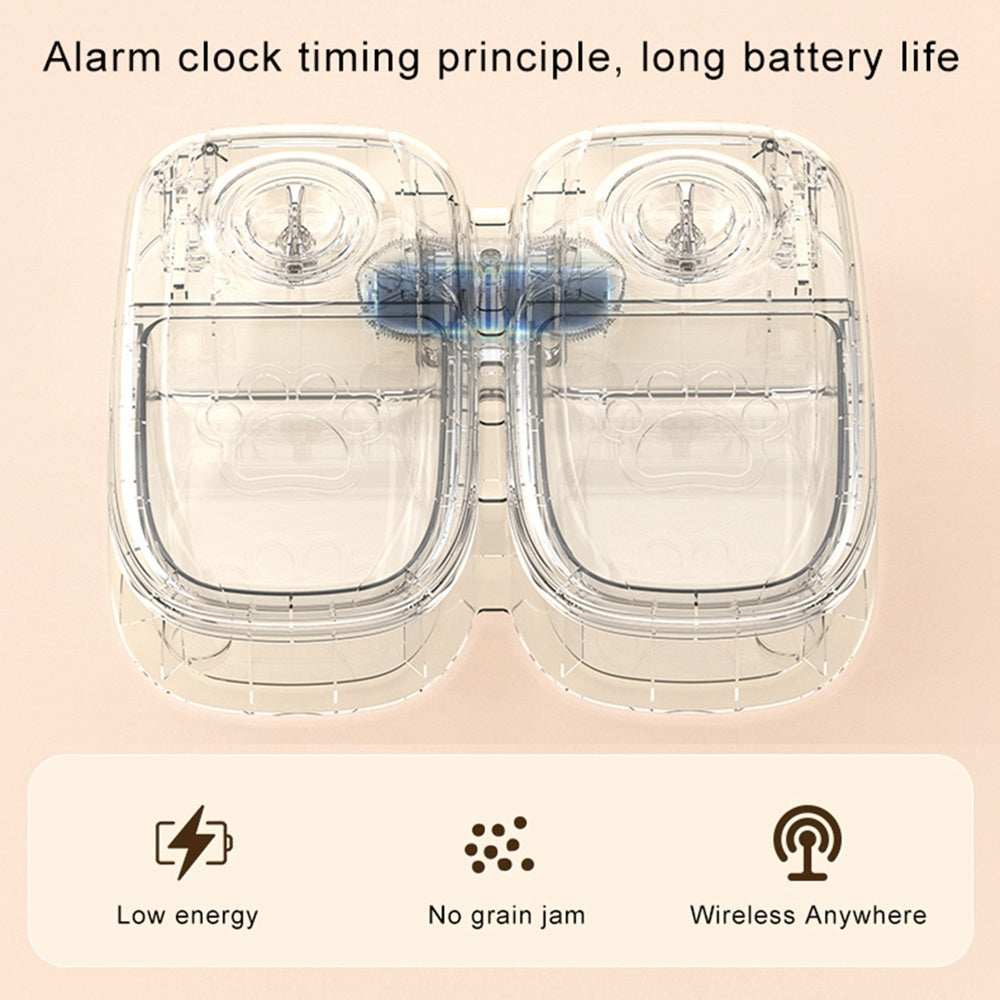 Automatic Pet Feeder Smart Food Dispenser For Cats Dogs Timer Stainless Steel Bowl Auto Dog Cat Pet Feeding Pets Supplies - Purrfect Pet Haven