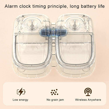 Automatic Pet Feeder Smart Food Dispenser For Cats Dogs Timer Stainless Steel Bowl Auto Dog Cat Pet Feeding Pets Supplies - Purrfect Pet Haven