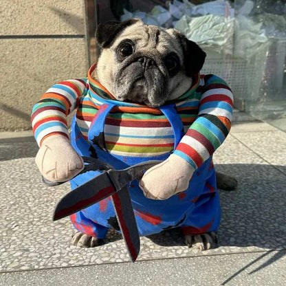 Adjustable Pet Halloween Costume - Funny Character Suit with Straps - Purrfect Pet Haven