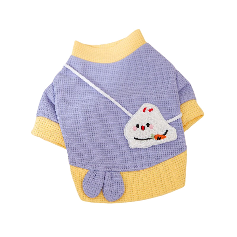 Cartoon Bear Sweatshirt - Lightweight Pet Coat - Purrfect Pet Haven