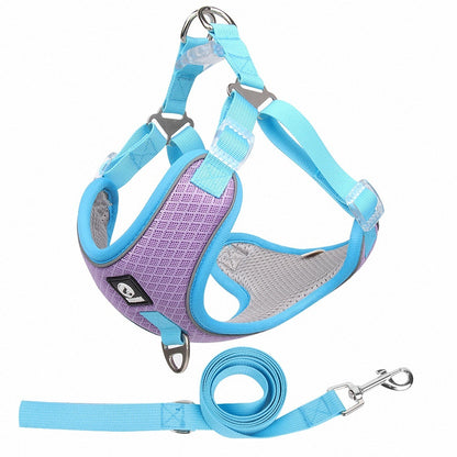 Reflective Mesh Harness - Breathable Dog Safety Vest - Purrfect Pet Haven