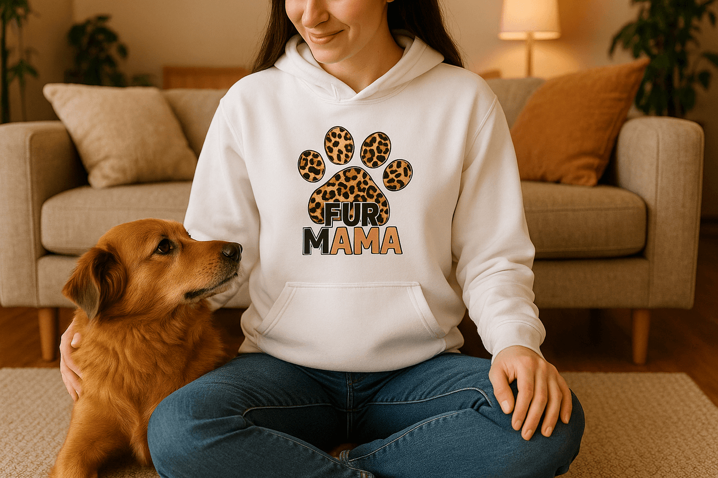 Fur Mama Hoodie Sweatshirt - Pet Lover Style - Purrfect Pet Haven