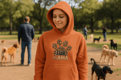 Fur Mama Hoodie Sweatshirt - Pet Lover Style - Purrfect Pet Haven
