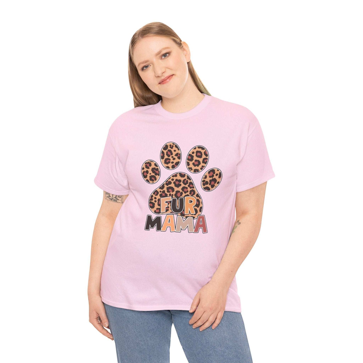 Fur Mama Pet Lover Tee - Heavy Cotton T-Shirt - Purrfect Pet Haven