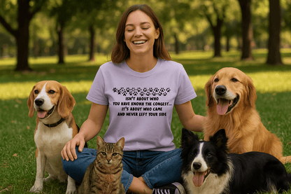 Pet Friendship T-Shirt - Celebrate Bonds with Dogs & Cats - Purrfect Pet Haven