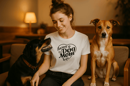 Dog Mom Life T-Shirt - Proud Dog Mother Apparel for All Breeds - Purrfect Pet Haven