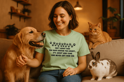 Pet Friendship T-Shirt - Celebrate Bonds with Dogs & Cats - Purrfect Pet Haven