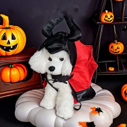 Halloween Pet Costume Funny Bat Vampire Cloak - Purrfect Pet Haven