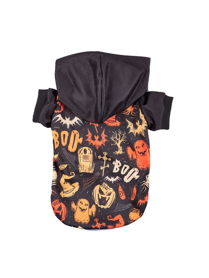 Halloween Pumpkin Pet Hoodie - Adorable Costume Accessory - Purrfect Pet Haven