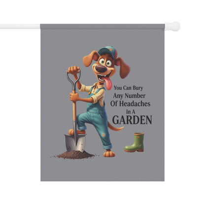 Fun Dog Garden Decor Banner - Dog Theme House Flag - Purrfect Pet Haven