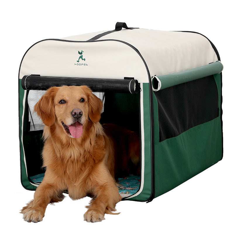 Warm Dog Kennel House - Large Indoor Outdoor Winter Shelter with Anti-Mosquito - Purrfect Pet Haven