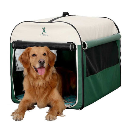 Warm Dog Kennel House - Large Indoor Outdoor Winter Shelter with Anti-Mosquito - Purrfect Pet Haven