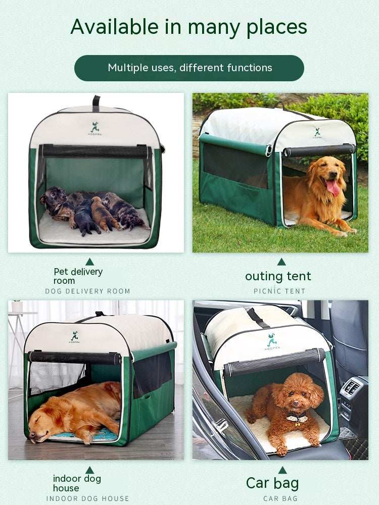Warm Dog Kennel House - Large Indoor Outdoor Winter Shelter with Anti-Mosquito - Purrfect Pet Haven