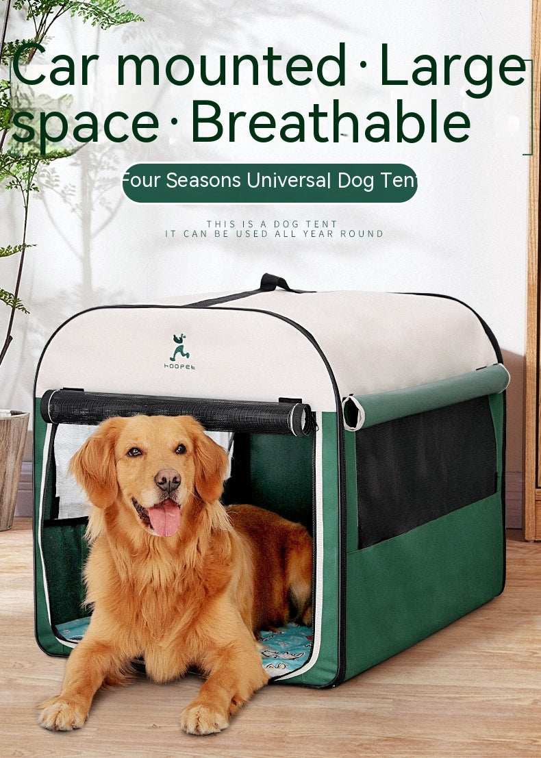 Warm Dog Kennel House - Large Indoor Outdoor Winter Shelter with Anti-Mosquito - Purrfect Pet Haven