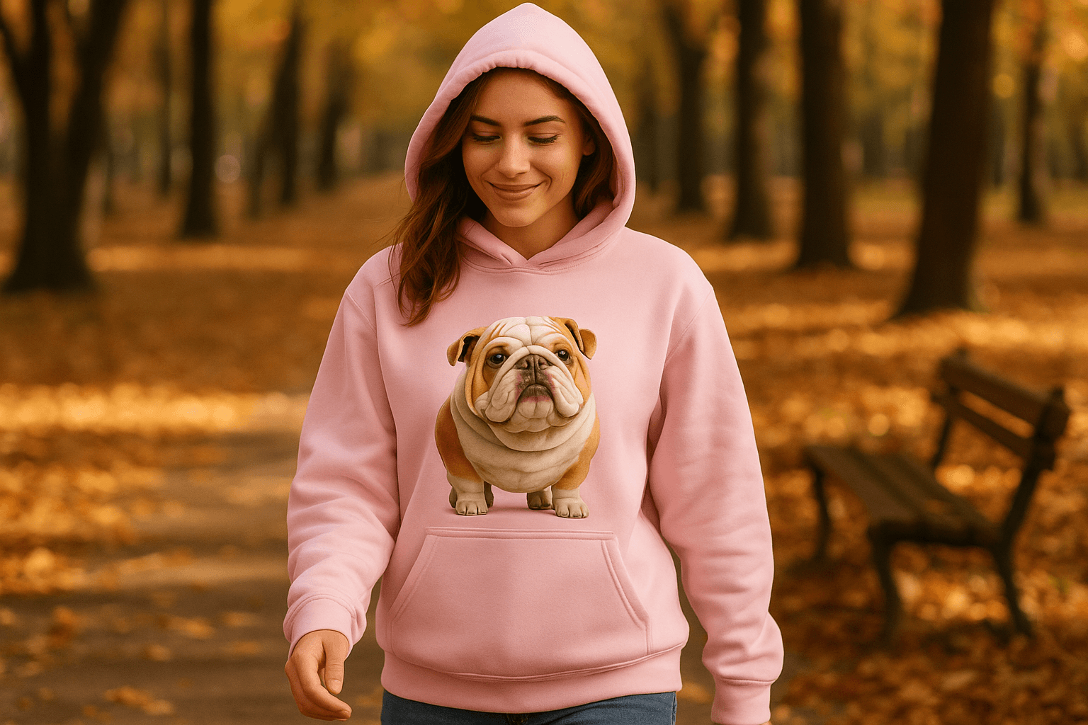 Bulldog Hoodie Sweatshirt - Loyal Companion Comfort - Purrfect Pet Haven