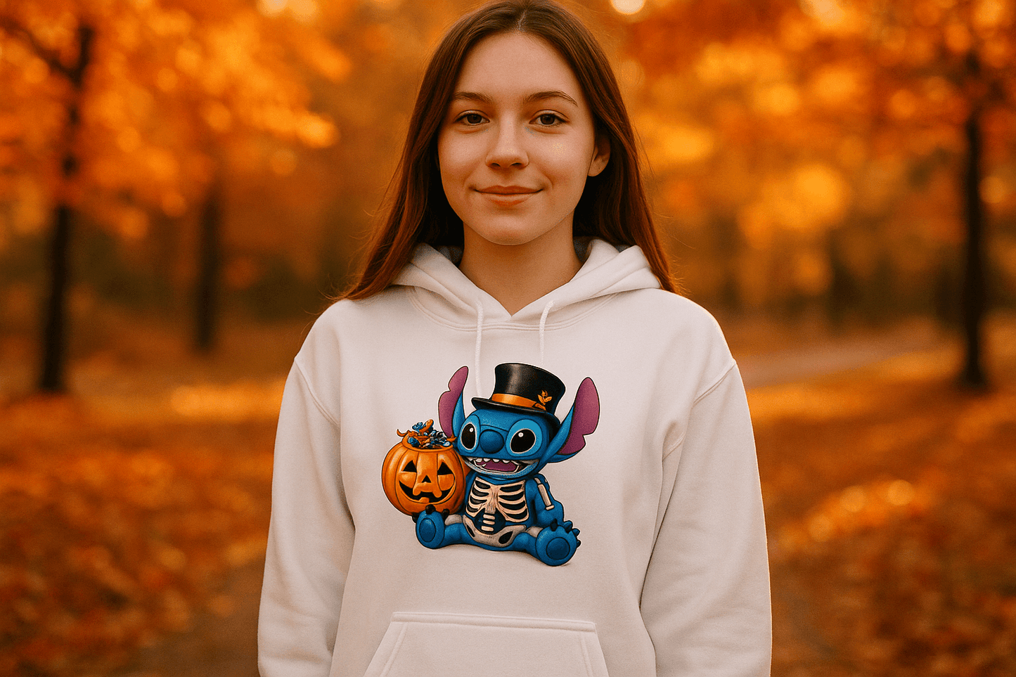 Skele-Stitch Youth Hoodie - Edgy Skeleton Style - Purrfect Pet Haven