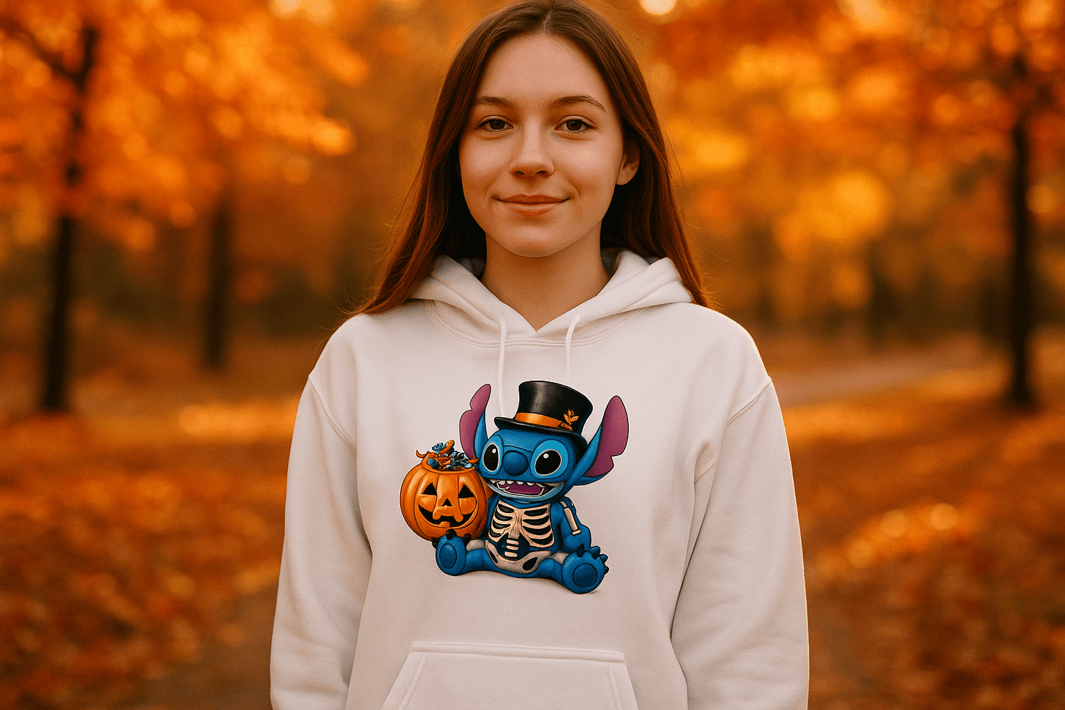 Skele-Stitch Youth Hoodie - Edgy Skeleton Style - Purrfect Pet Haven