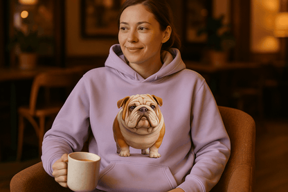 Bulldog Hoodie Sweatshirt - Loyal Companion Comfort - Purrfect Pet Haven