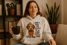 No Energy to Like People Hoodie - Antisocial Sweatshirt - Purrfect Pet Haven