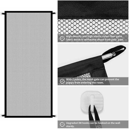 Magic Pet Safety Gate - Portable Mesh Fence for Dogs, Cats & Babies - Purrfect Pet Haven
