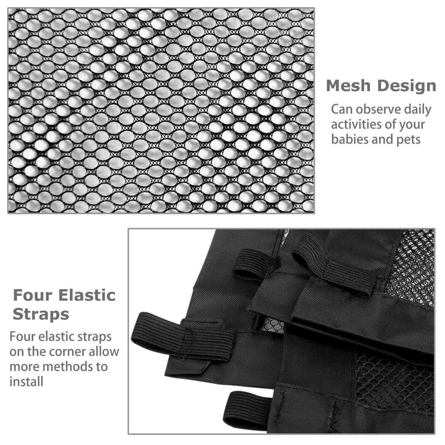 Magic Pet Safety Gate - Portable Mesh Fence for Dogs, Cats & Babies - Purrfect Pet Haven