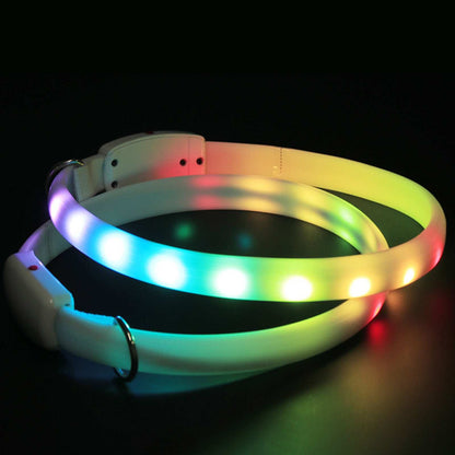Adjustable Night Use LED Lighted Dog Collar - Purrfect Pet Haven