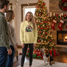 Comfort Colors Christmas Dog Hoodie - Unisex Cozy Sweatshirt - Purrfect Pet Haven