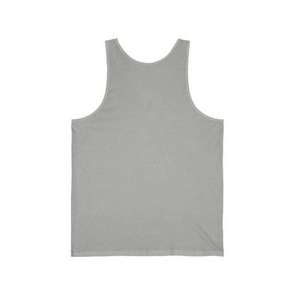 Gray tank top from Printify featuring Love Has Four Paws design, ideal for casual wear