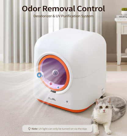 60L Smart App Control Automatic Infrared Sensor Cat Litter Box - Purrfect Pet Haven