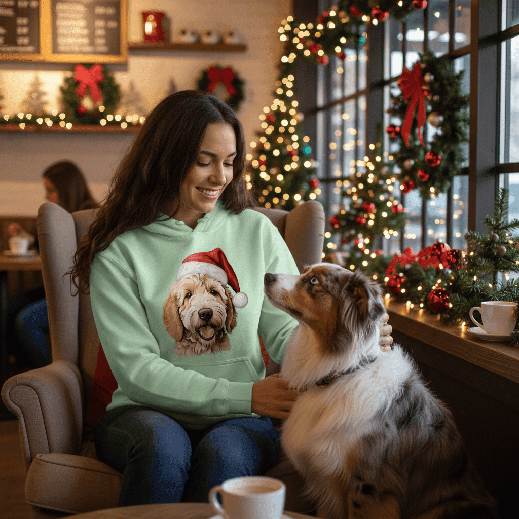 Goldendoodle Holiday Hoodie for Dog Lovers - Cozy Festive Gift - Purrfect Pet Haven
