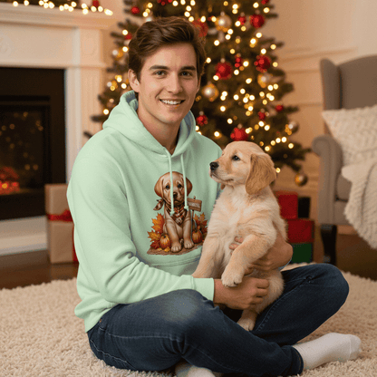 Golden Puppy Hoodie - Cozy Dog Lover Sweatshirt - Purrfect Pet Haven