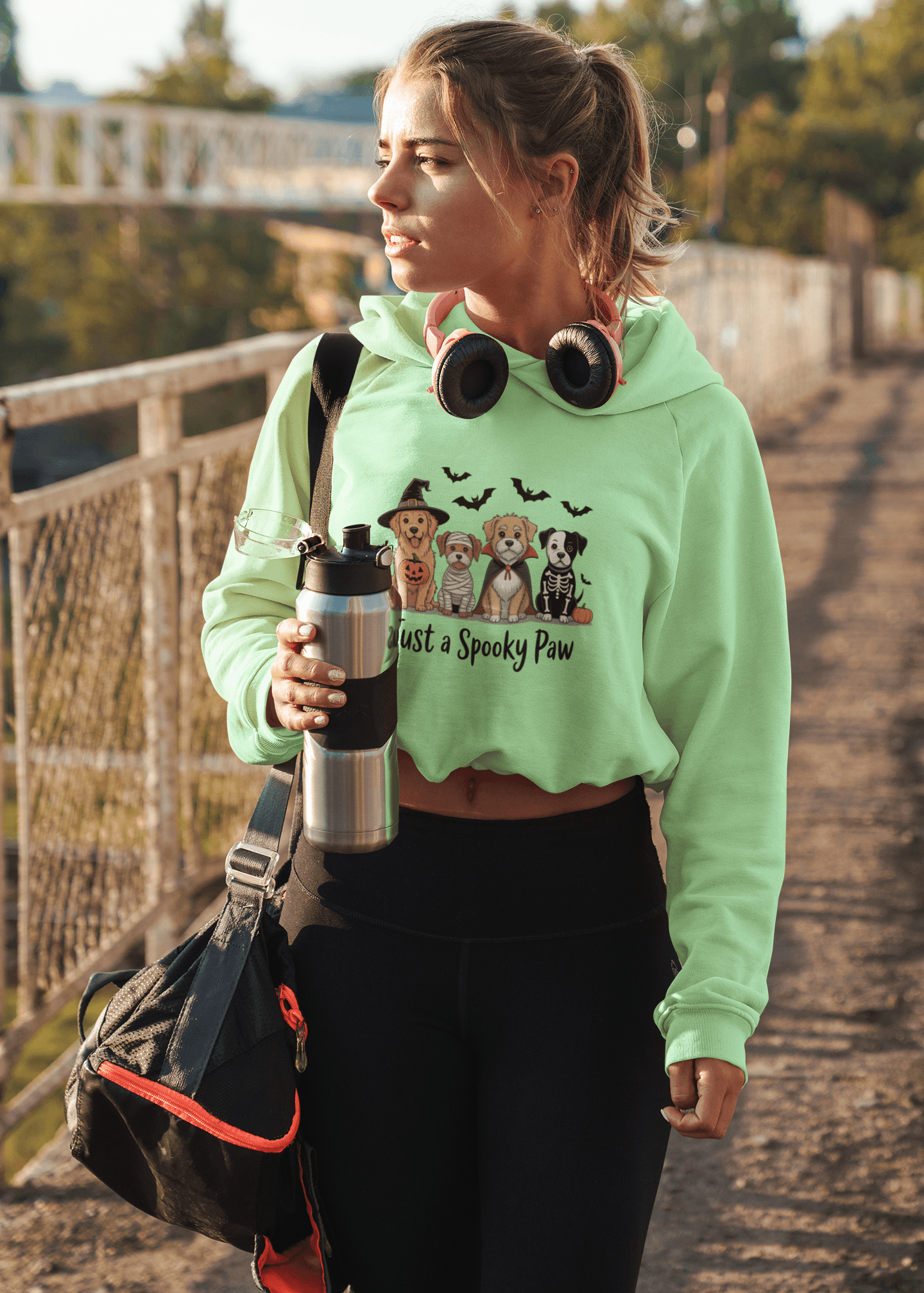 Halloween Just A Spooky Paw Hoodie Sweatshirt - Purrfect Pet Haven