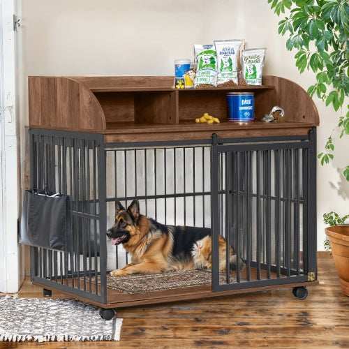 The Wooden Kennel Kennel Is Suitable For Large Medium-sized Dogs - Purrfect Pet Haven