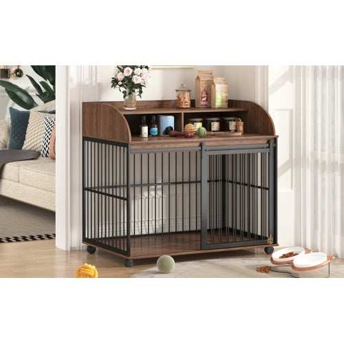 The Wooden Kennel Kennel Is Suitable For Large Medium-sized Dogs - Purrfect Pet Haven