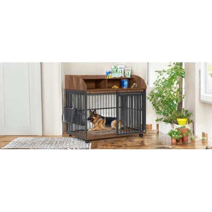 The Wooden Kennel Kennel Is Suitable For Large Medium-sized Dogs - Purrfect Pet Haven