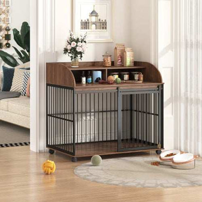 The Wooden Kennel Kennel Is Suitable For Large Medium-sized Dogs - Purrfect Pet Haven