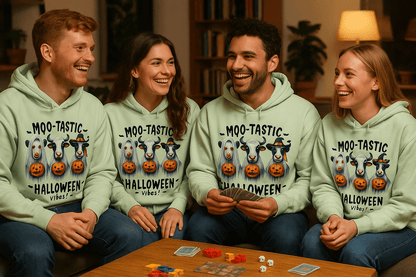 Moo-Tastic Hoodie Sweatshirt - Cow Print Style - Purrfect Pet Haven