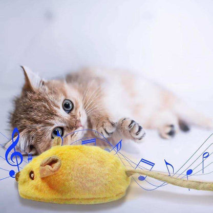 Interactive Rechargeable Mouse Cat Toy with LED Lights - Purrfect Pet Haven