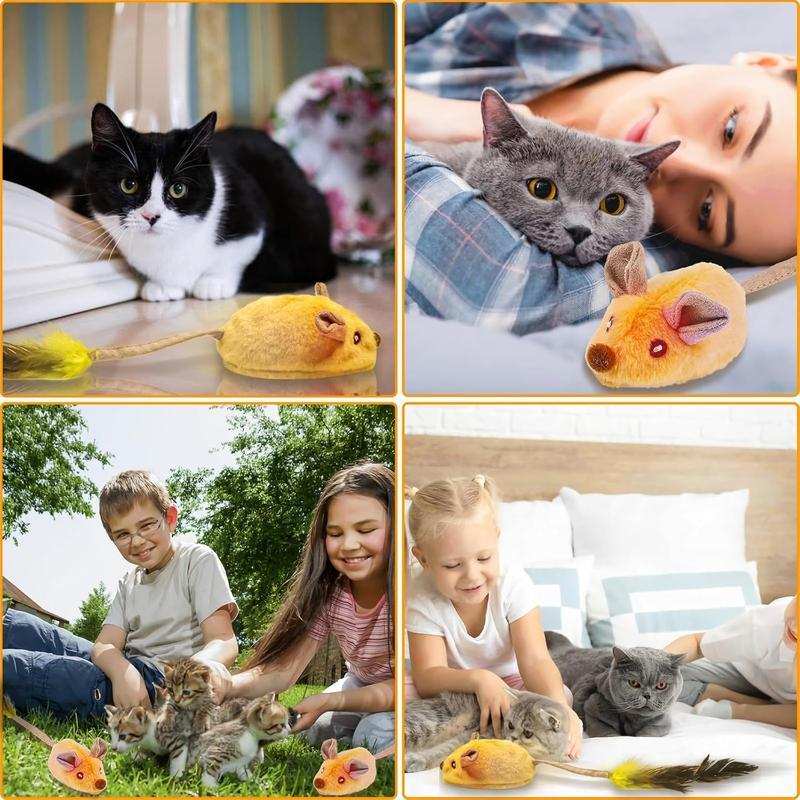 Interactive Rechargeable Mouse Cat Toy with LED Lights - Purrfect Pet Haven