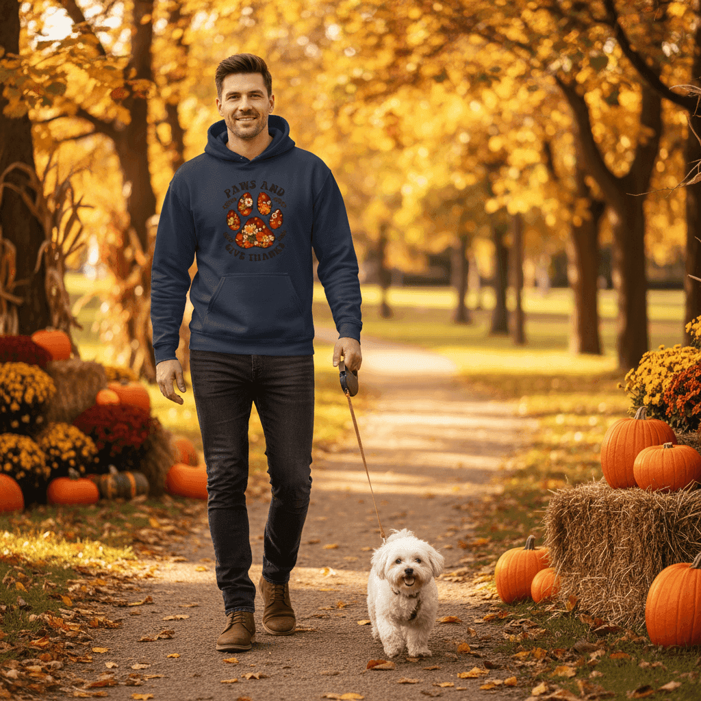 What's a Good Thanksgiving Hoodie for Pet Lovers? Paws & Thanks - Purrfect Pet Haven