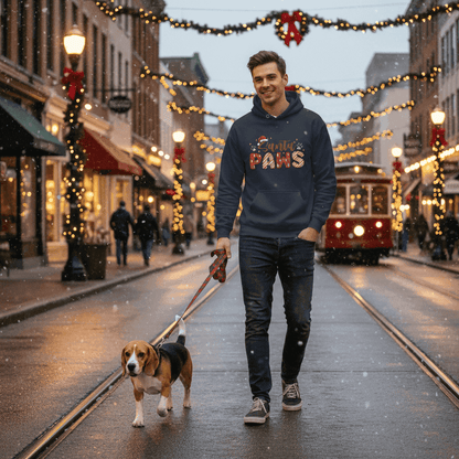 Santa Paws Holiday Hoodie for Dog Lovers - Cozy Festive Gift - Purrfect Pet Haven