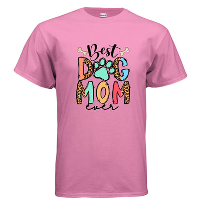 Best Dog Mom Ever Pet T-shirt - Premium Dog Lover Tee for Proud Pet Parents - Purrfect Pet Haven