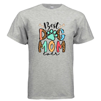 Best Dog Mom Ever Pet T-shirt - Premium Dog Lover Tee for Proud Pet Parents - Purrfect Pet Haven