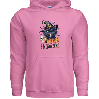 Witchy Halloween Hoodie - Mystical Spooky Season Sweatshirt for Witches - Purrfect Pet Haven