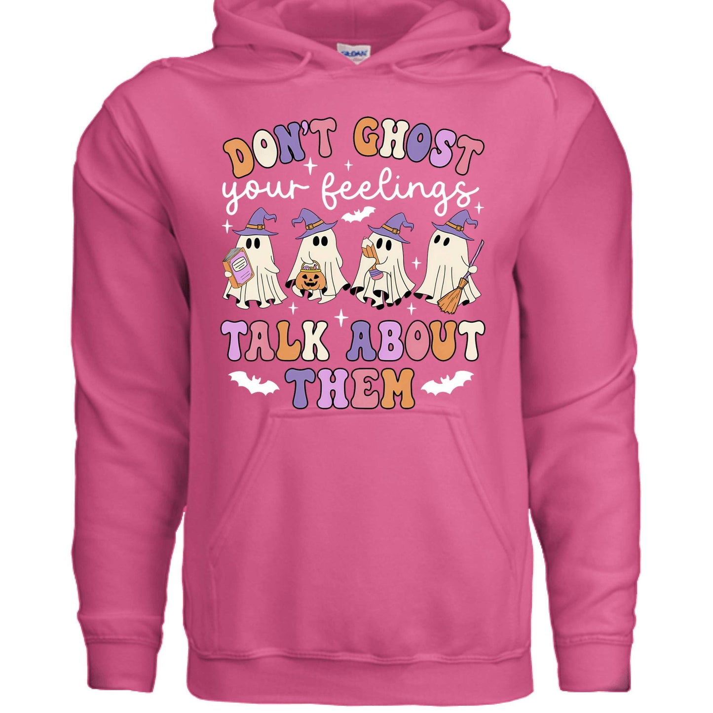 Don't Ghost Feelings Talk About Them Sweatshirt - Mental Health Awareness Hoodie - Purrfect Pet Haven