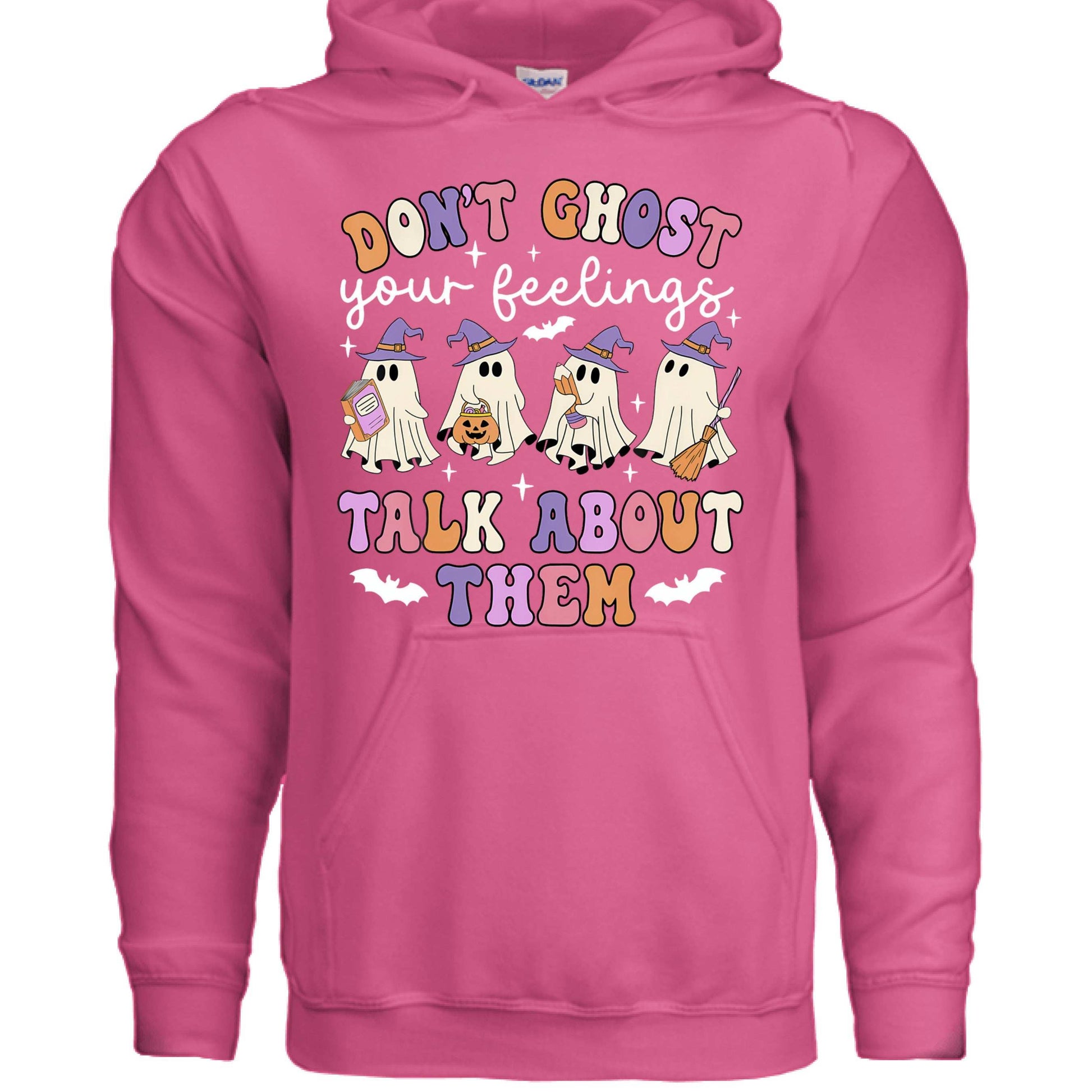 Don't Ghost Feelings Talk About Them Sweatshirt - Mental Health Awareness Hoodie - Purrfect Pet Haven
